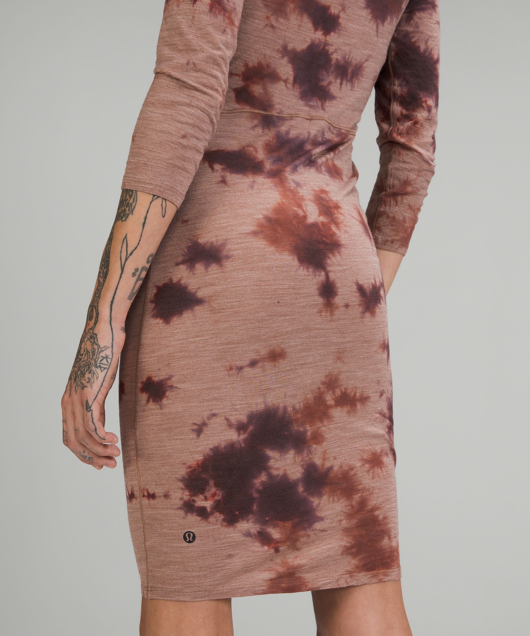 lululemon lab Wool-Blend Tie Dye Dress Online Only