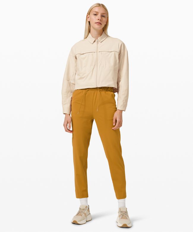 Zip-Up Shirt Jacket Online Only