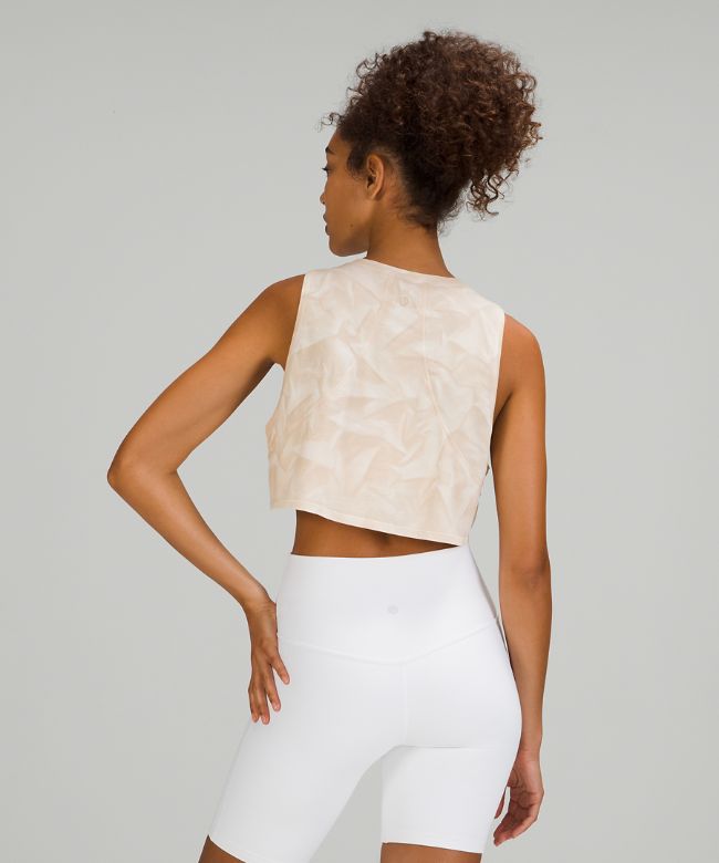 LA Super-Crop Muscle Tank Top