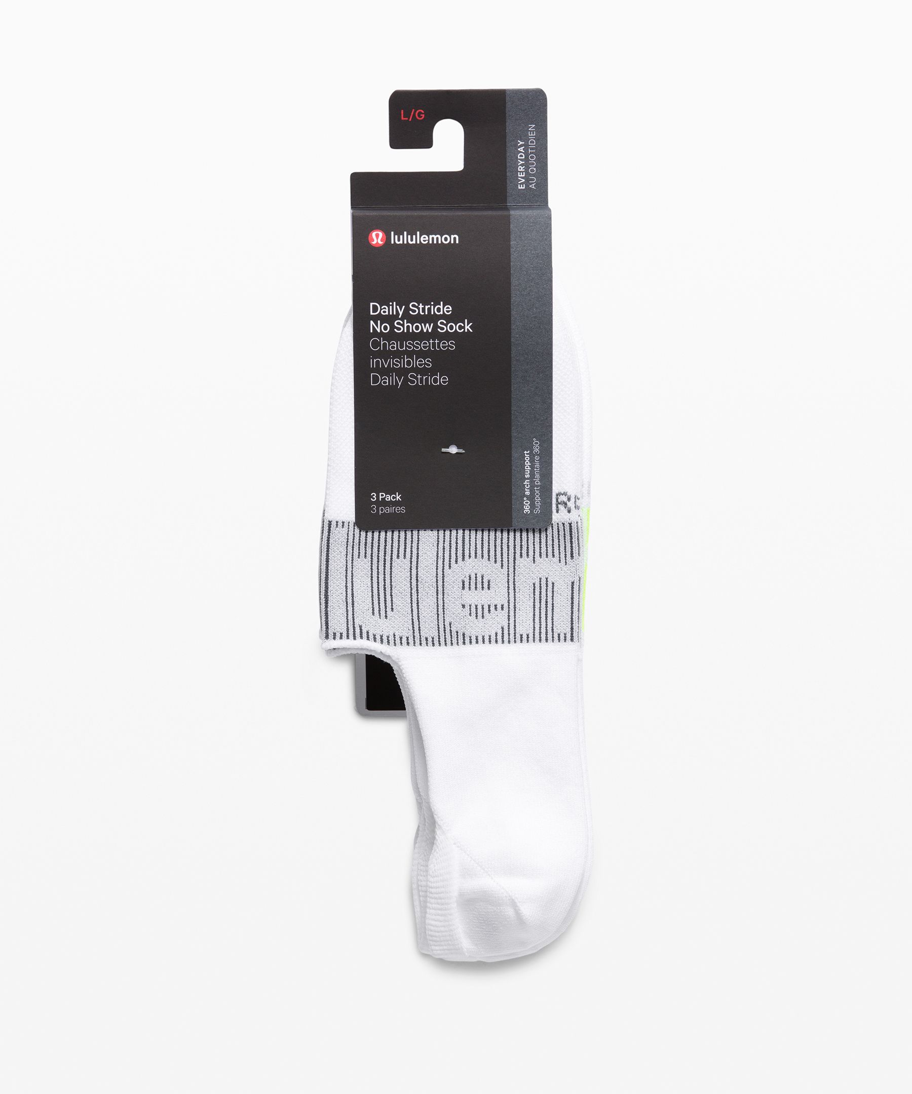 Daily Stride No-Show Sock 3 Pack