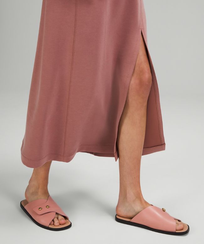 Ease of it All V-Neck Midi Dress Softstreme