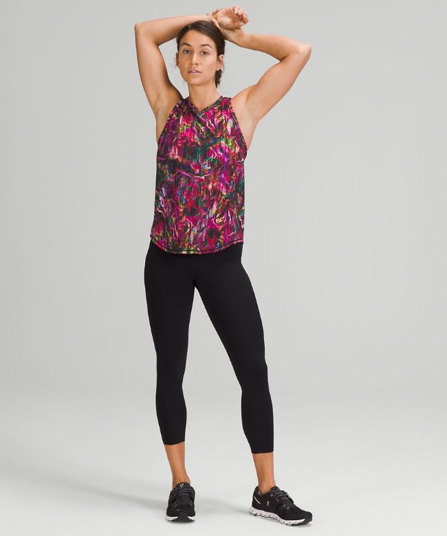 High Neck Running and Training Tank Top