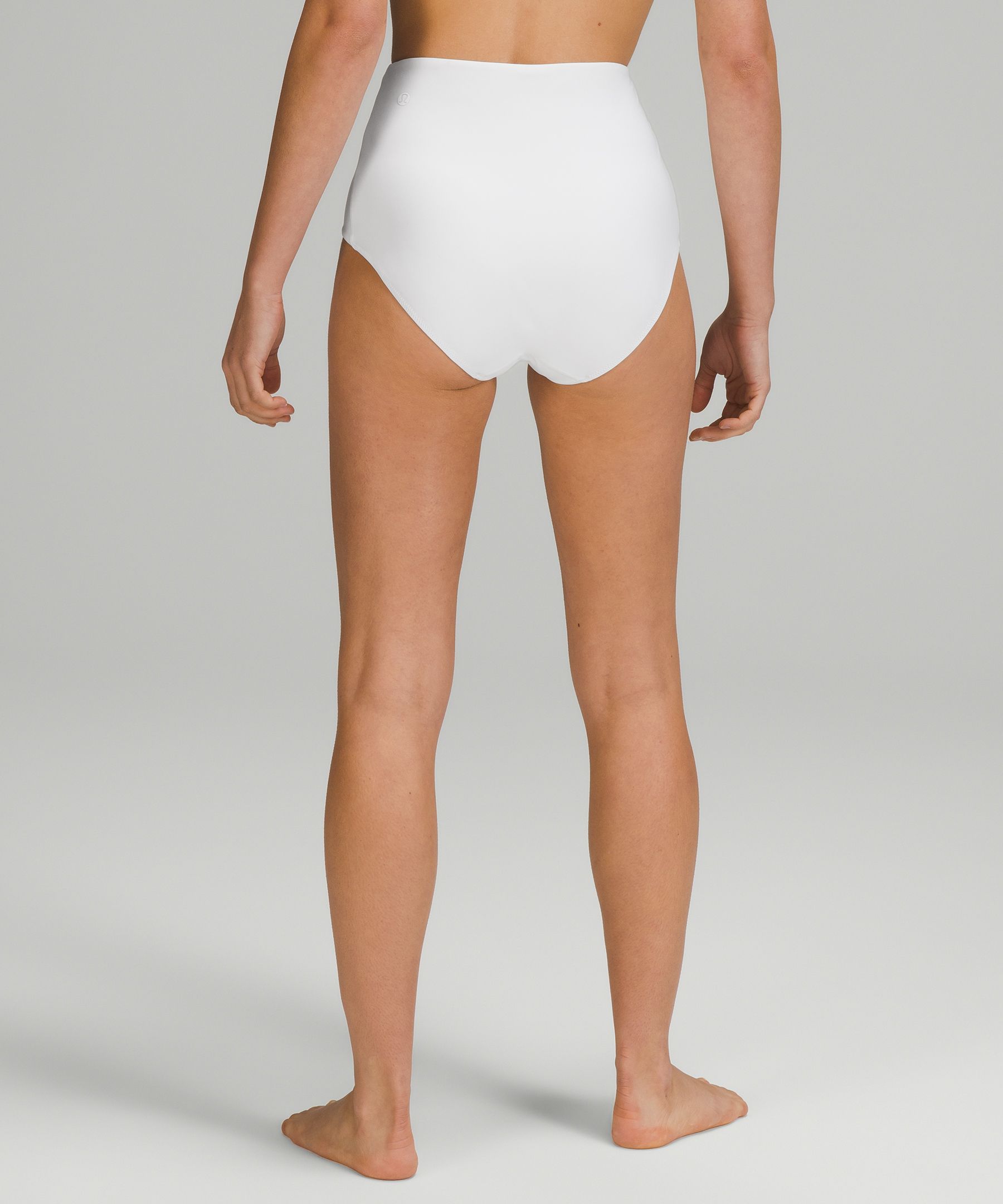 Waterside High-Waist Swim Medium Coverage Swim Bottom Online Only