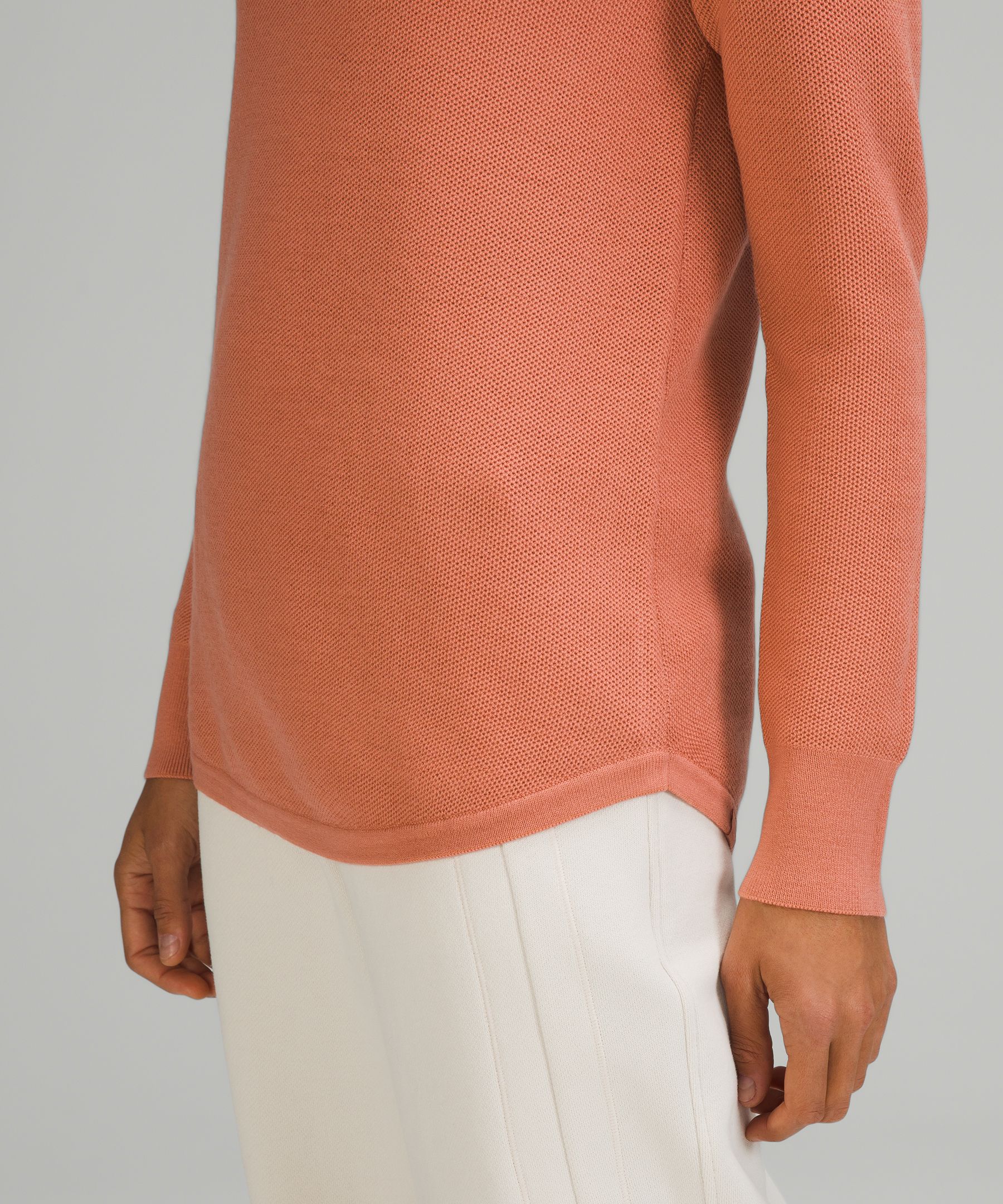 Merino Wool Honeycomb Sweater Online Only