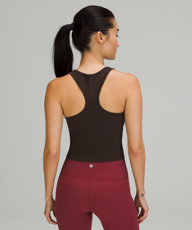 Ebb to Street Cropped Racerback Tank Top