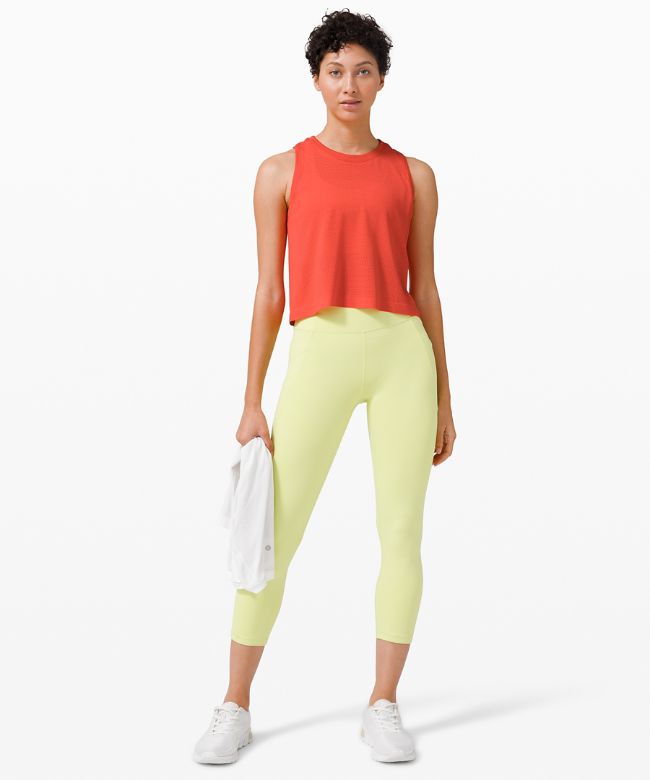 Breeze By Muscle Crop Tank Top logo