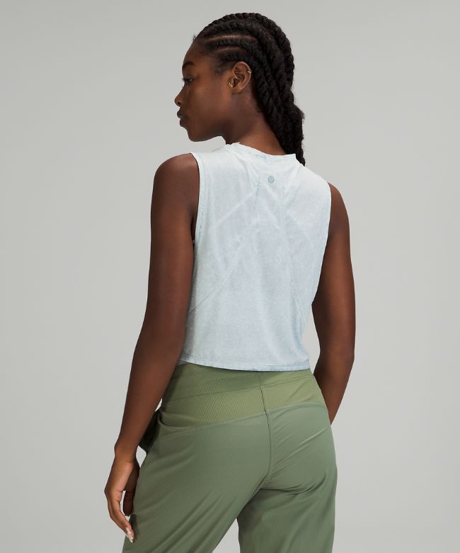 Muscle Love Cropped Tank Top Fade