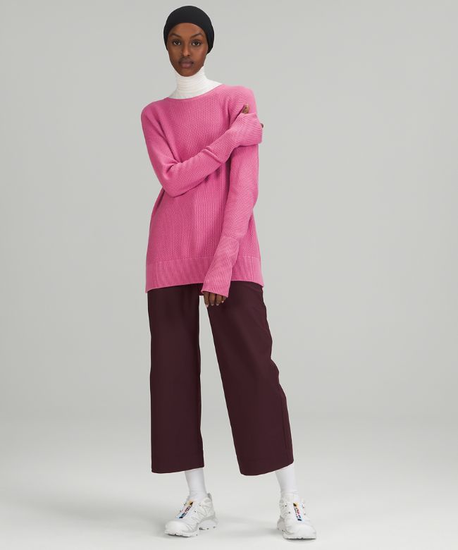 Cashlu Crossover Back Sweater