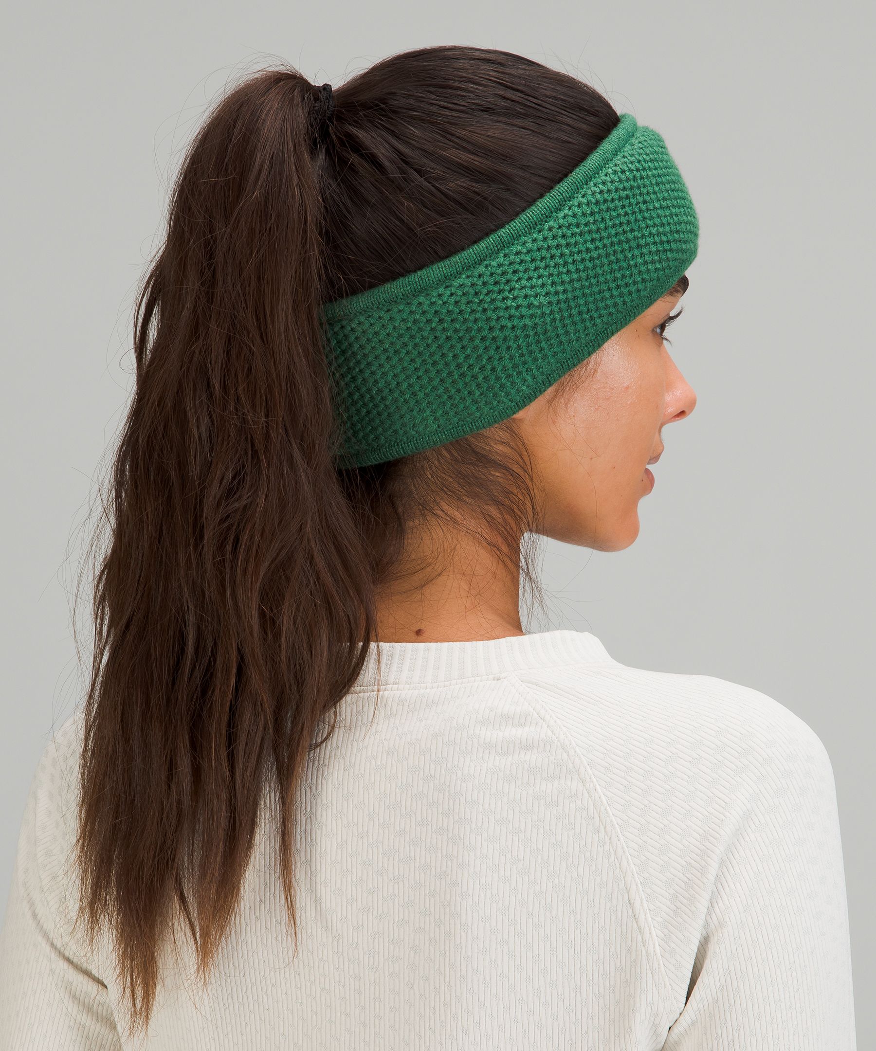 Fleece-Lined Knit Ear Warmer