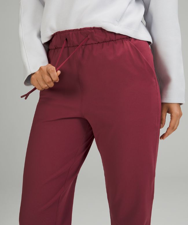 Stretch High-Rise Jogger Shorter Length
