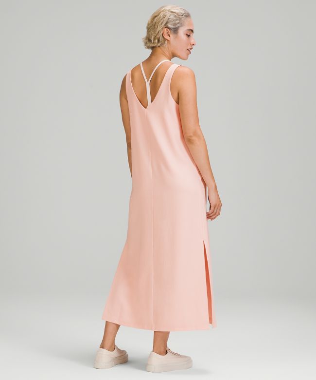 V-Neck Midi Dress
