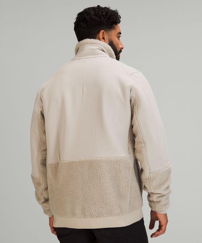 Textured Fleece Jacket Online Only