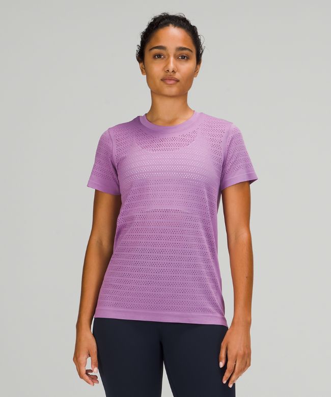 Swiftly Breathe Short Sleeve Shirt Squad