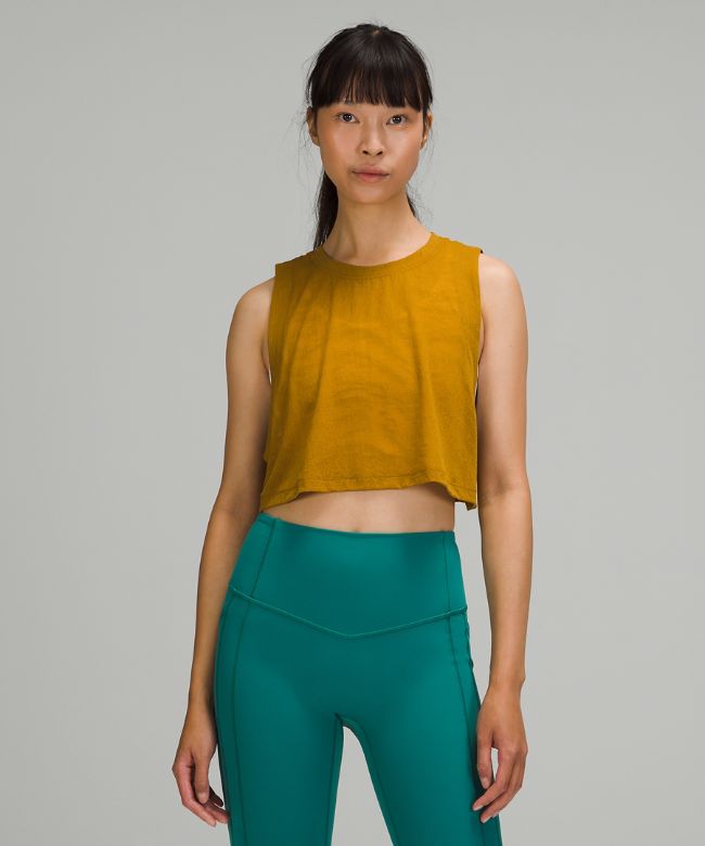 All Yours Crop Tank Top Train