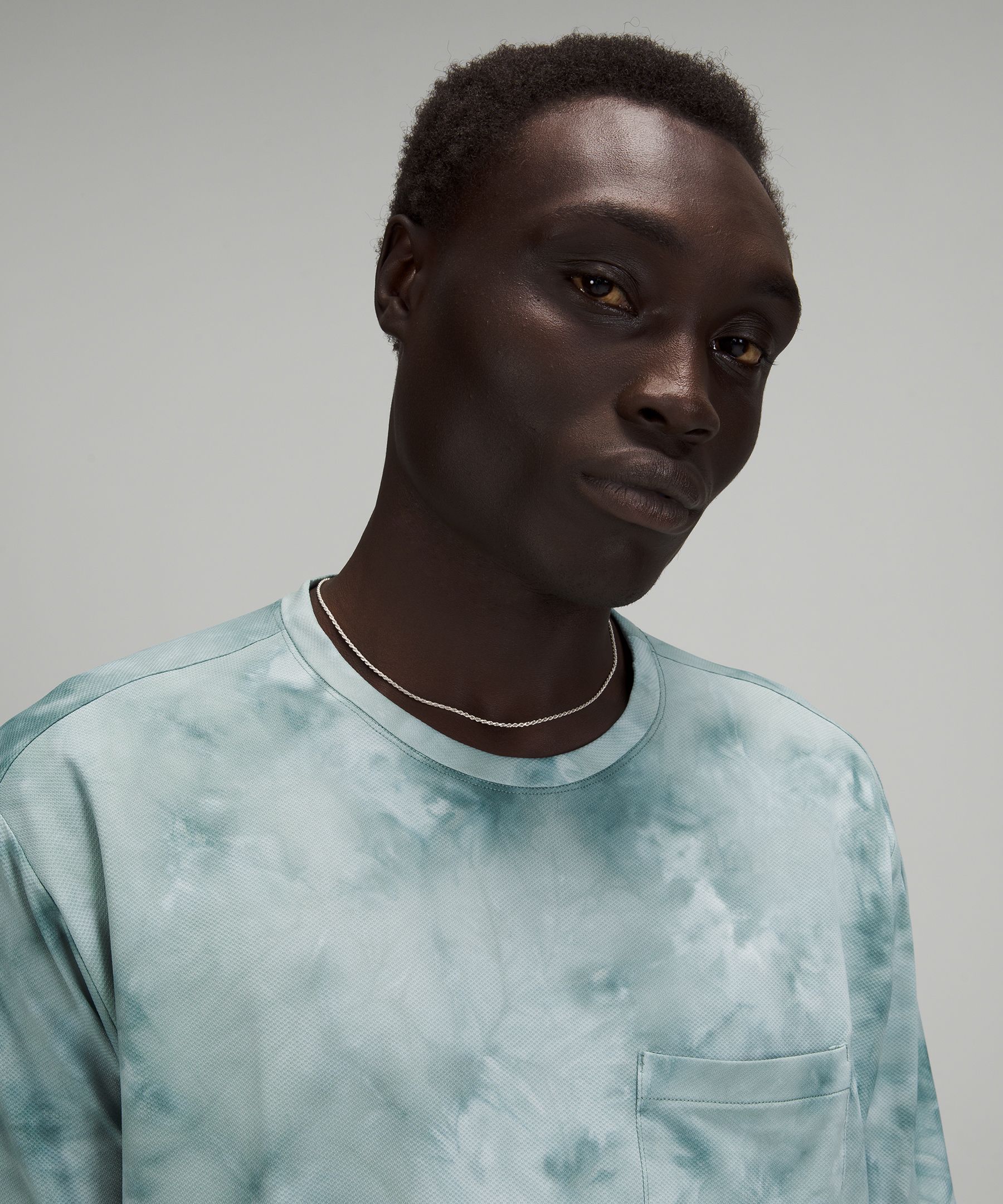 Relaxed Mesh Pocketed Long Sleeve