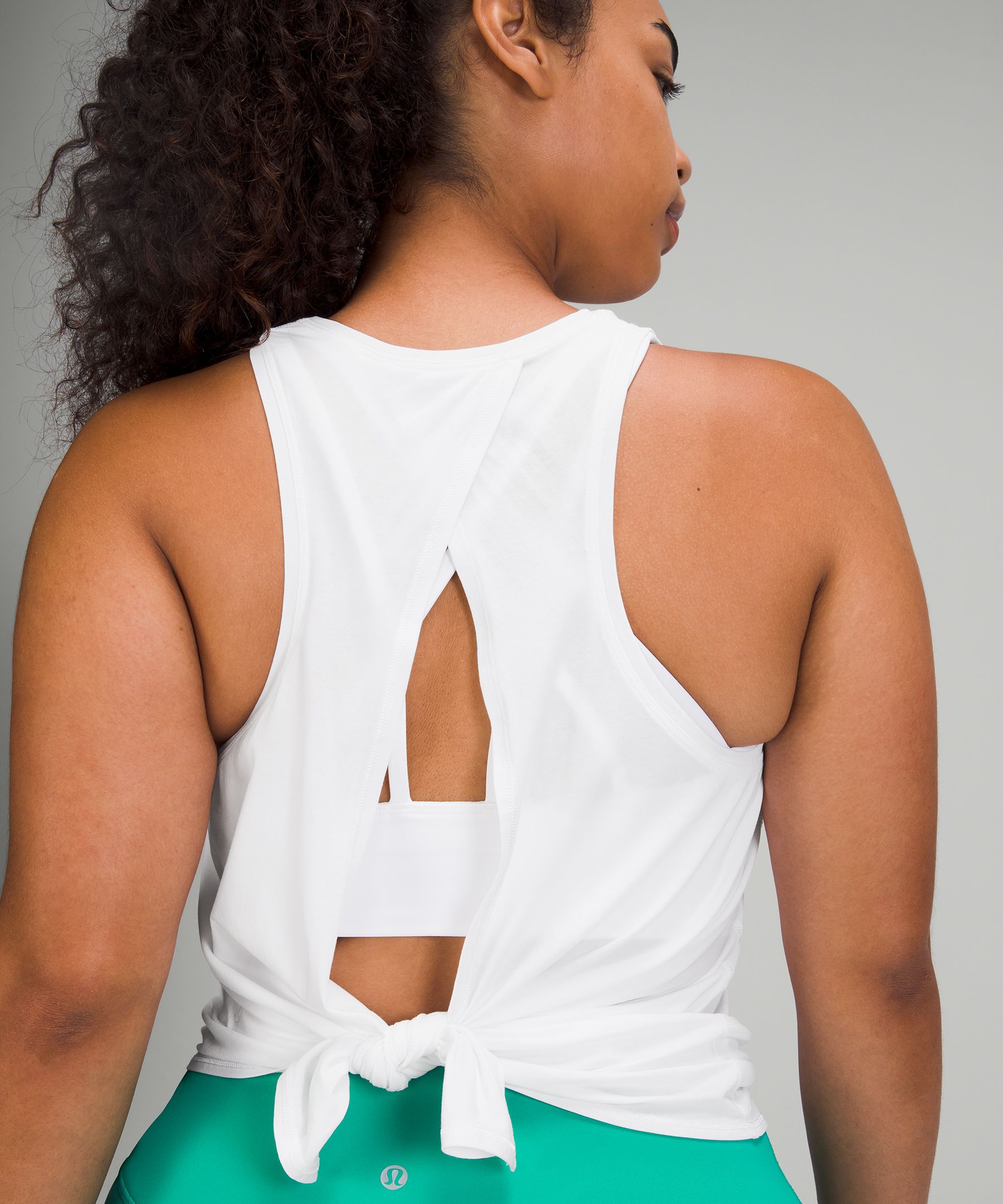 All Tied Up Tank Top Pima Cotton