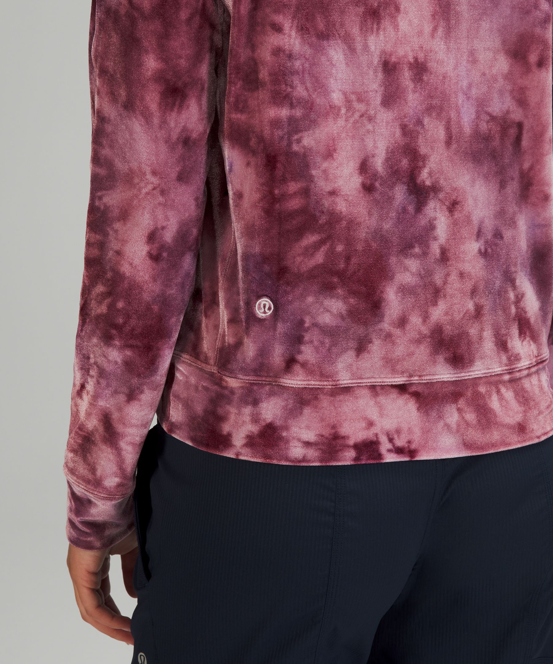 Velour Warm Down Crew