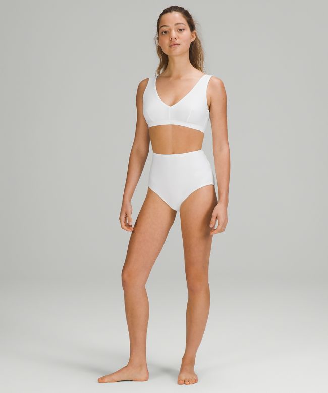 Waterside High-Waist Swim Medium Coverage Swim Bottom Online Only