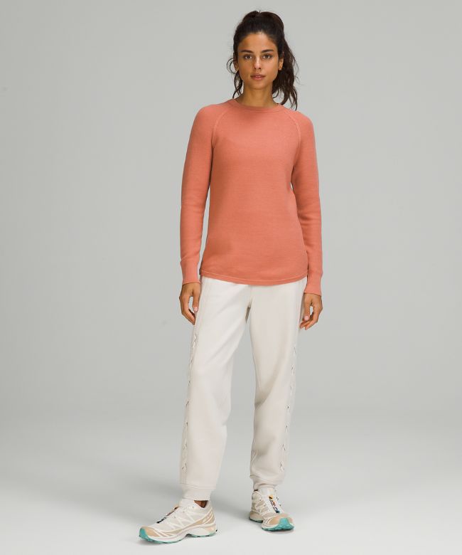 Merino Wool Honeycomb Sweater Online Only