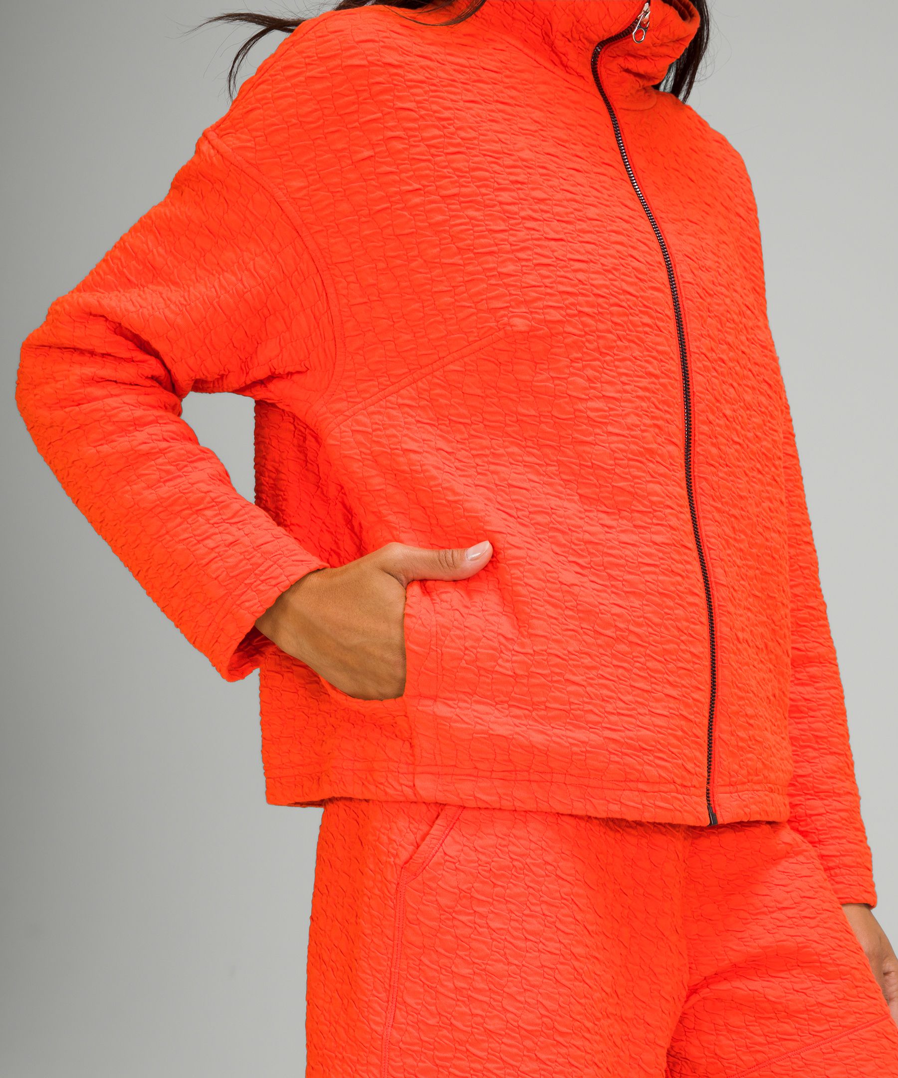 Rippled Full Zip Jacket