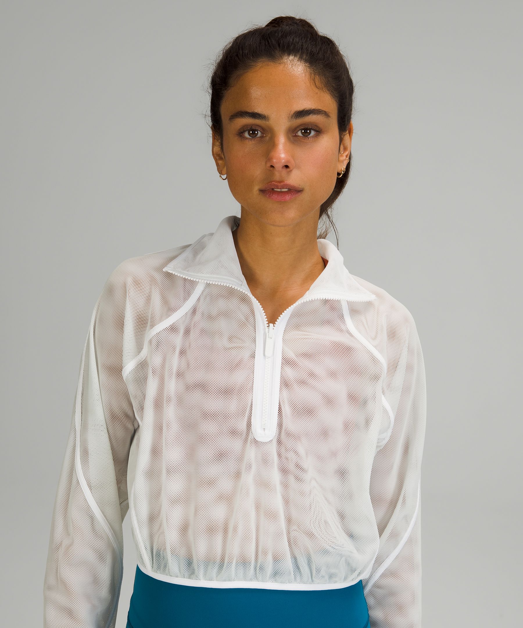 Reversible Mesh 1/2 Zip