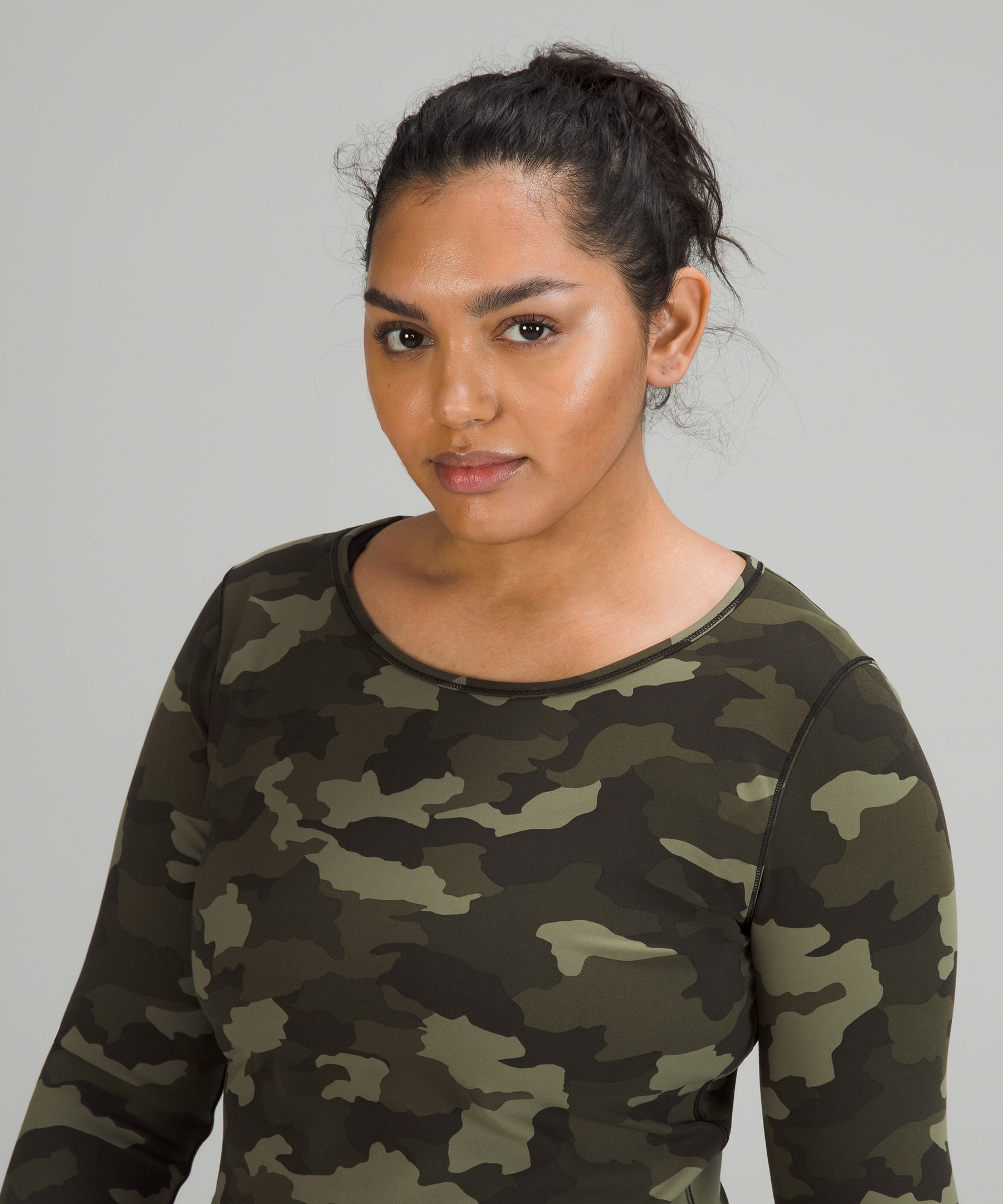 Wunder Train Cropped Long Sleeve Shirt