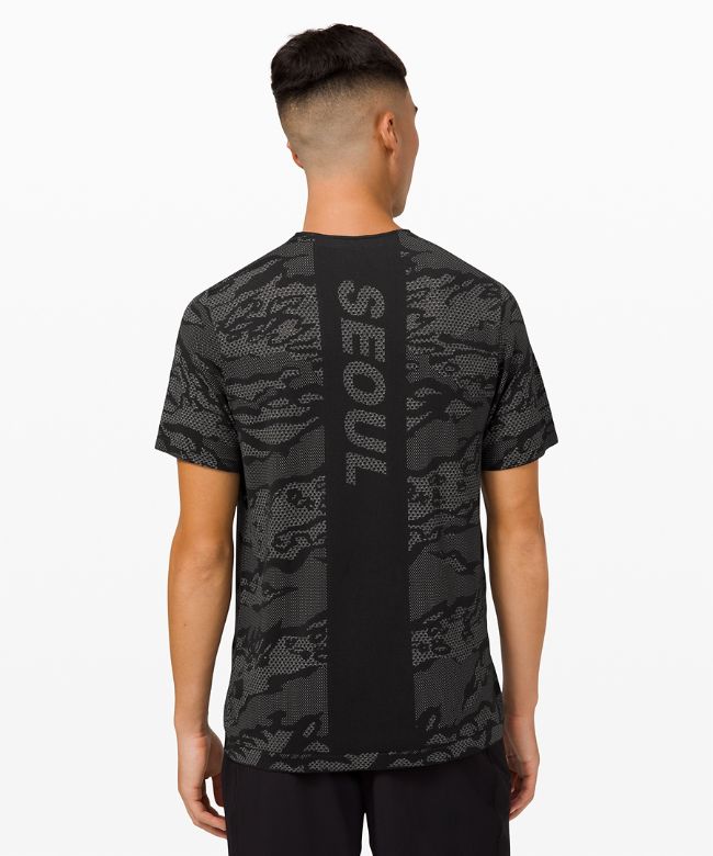 Metal Vent Breathe Short Sleeve Shirt Seoul