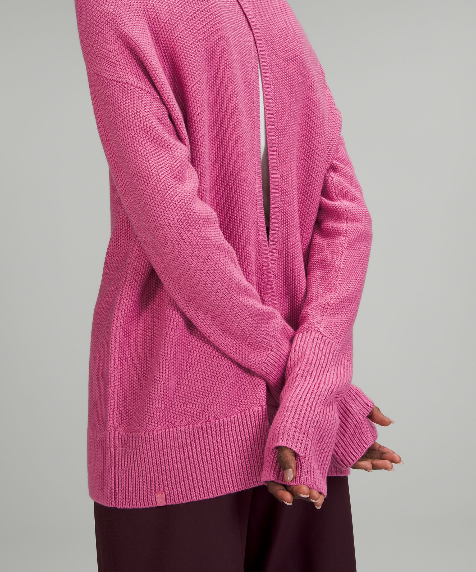 Cashlu Crossover Back Sweater