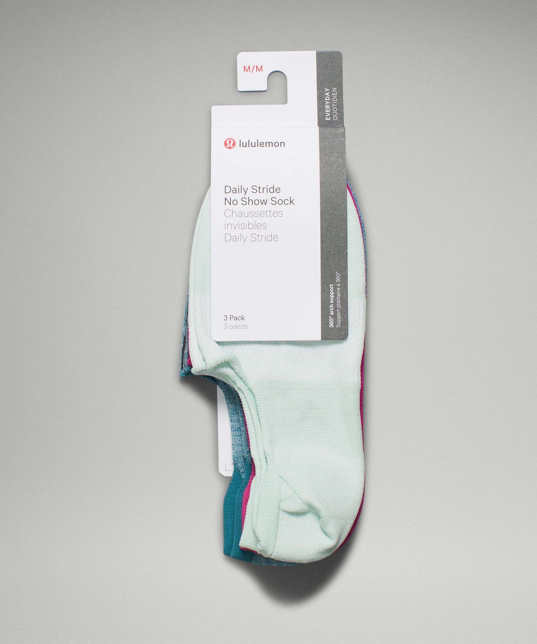 Daily Stride No-Show Sock 3 Pack