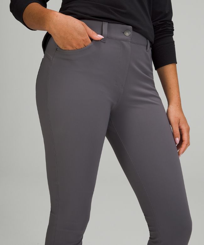 City Sleek Slim-Fit 5 Pocket High-Rise Pant