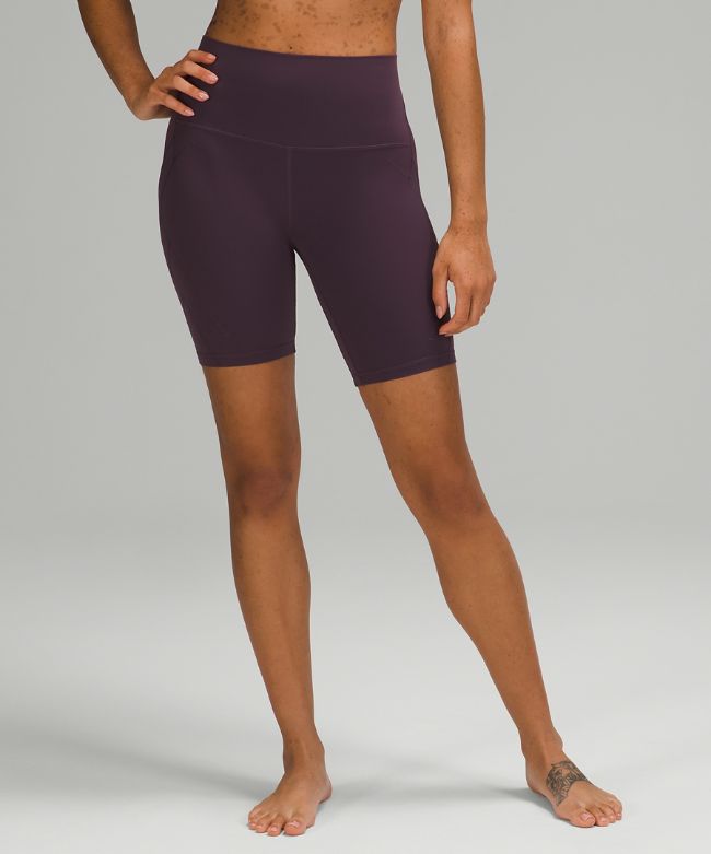 Nulu Fold High-Rise Yoga Short 8 Online Only