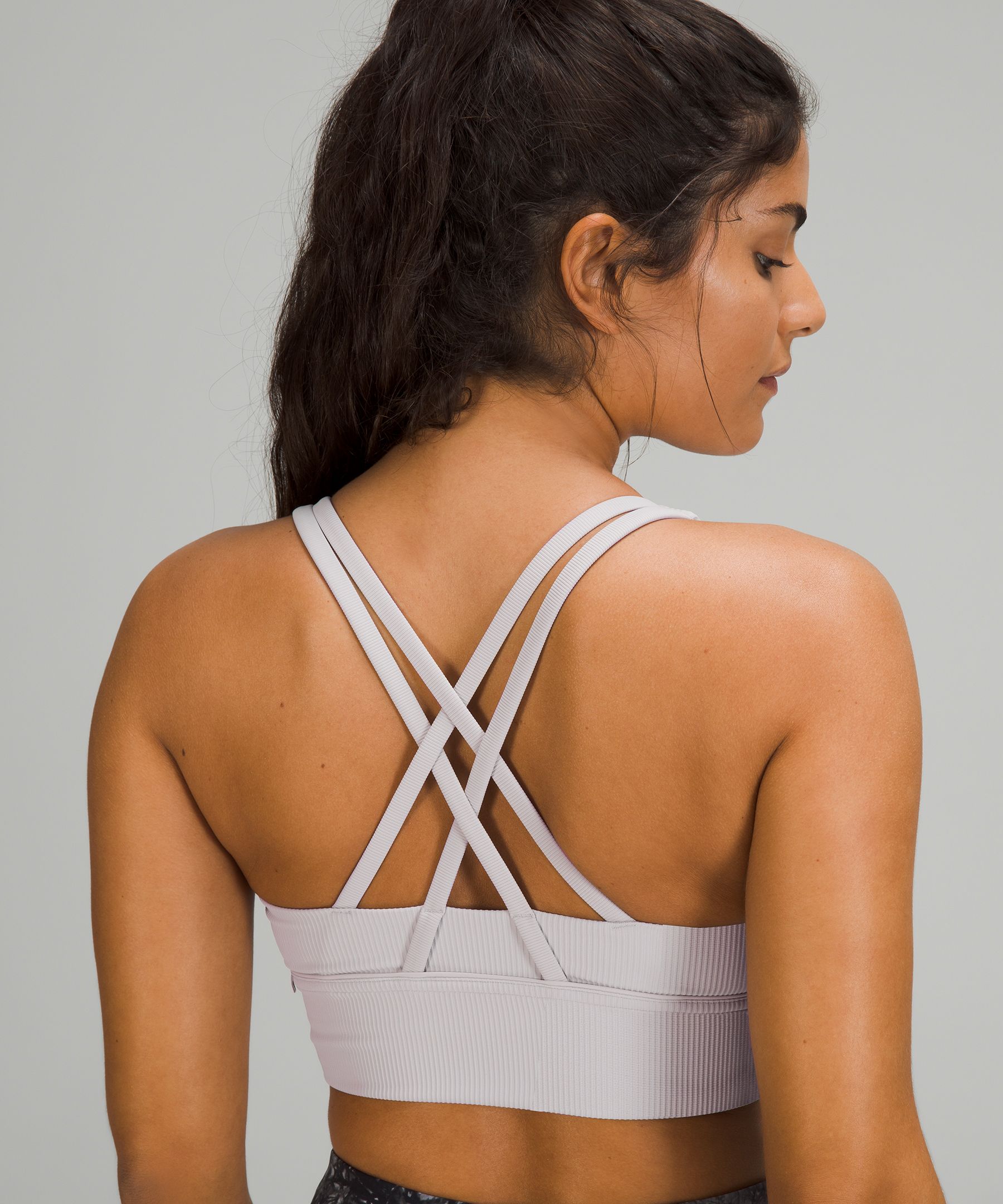 Energy Longline Bra Ribbed Luxtreme Medium Support, B–D Cups