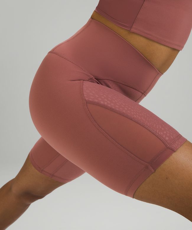 Unlimit High-Rise Short 8 Mesh