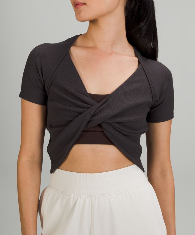 LA Twist Front Crop Top