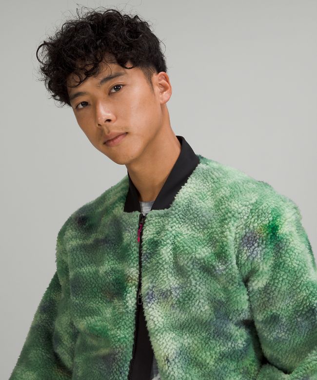 lululemon lab Textured Fleece Bomber Jacket