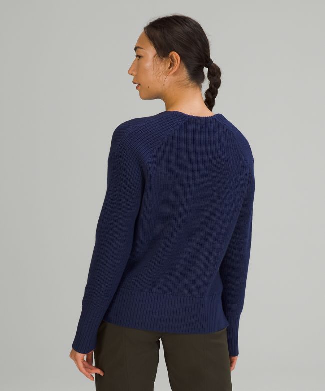Merino Wool V-Neck Sweater