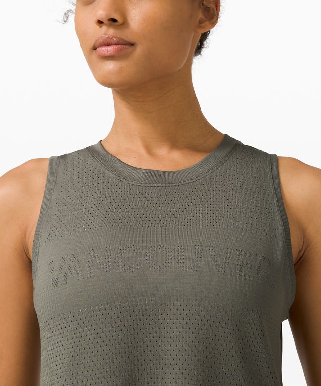 Swiftly Breathe Crop Tank Top VAN
