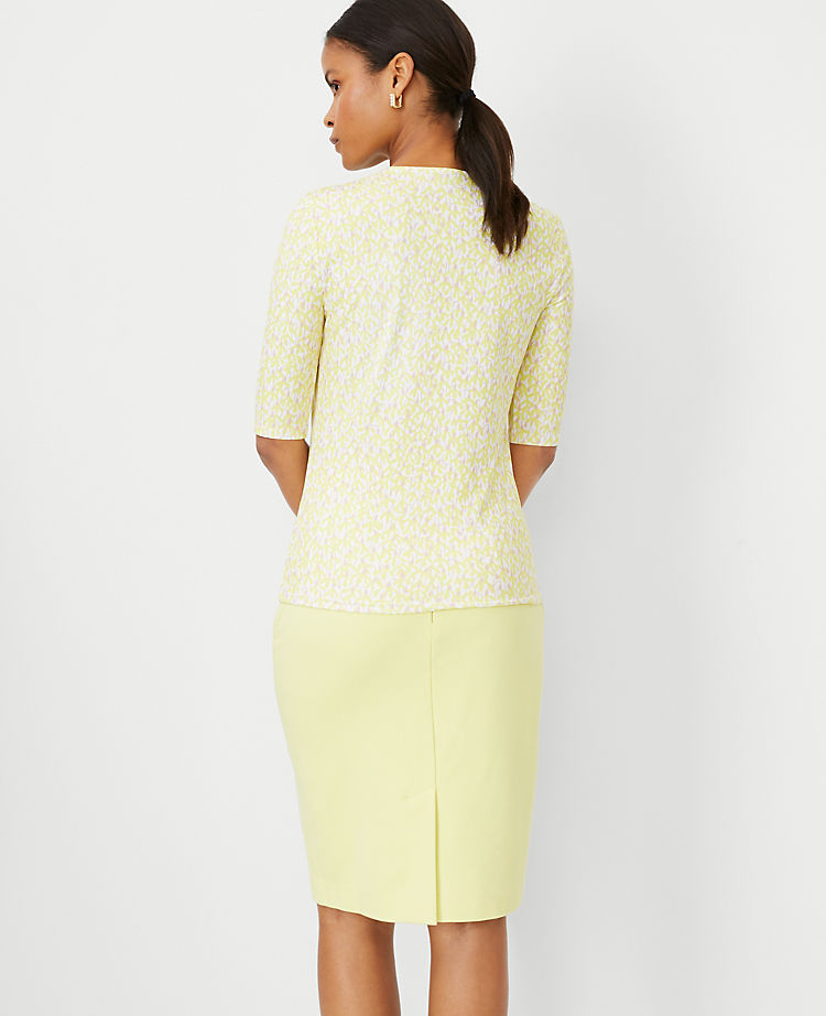 Ann Taylor Outlet |  Floral Envelope Neck Top