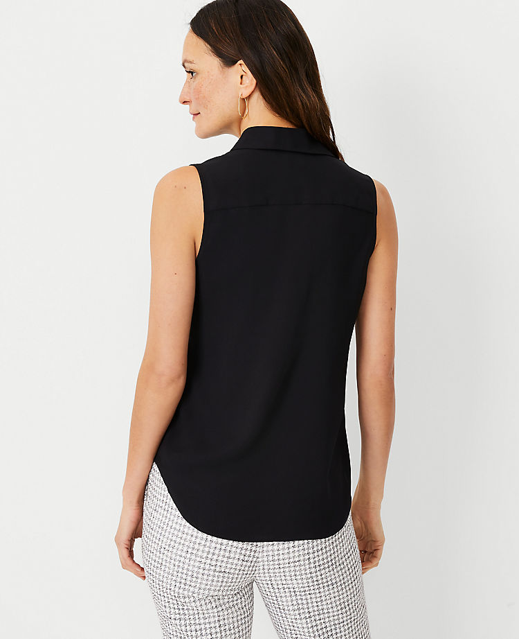 Ann Taylor Outlet |  Sleeveless Essential Shirt