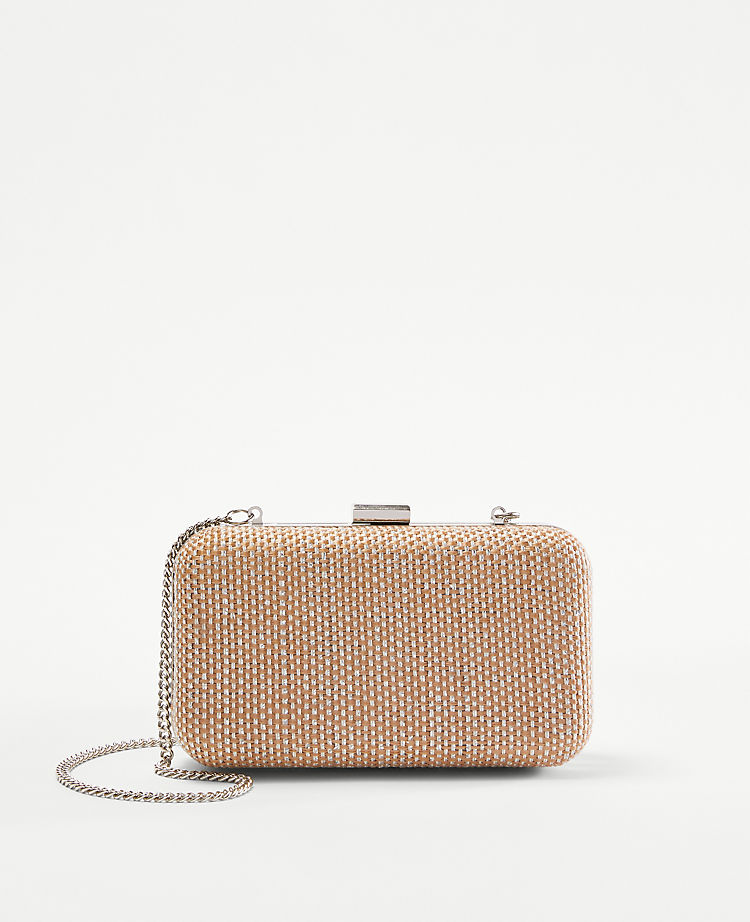 Metallic Straw Hard Clutch