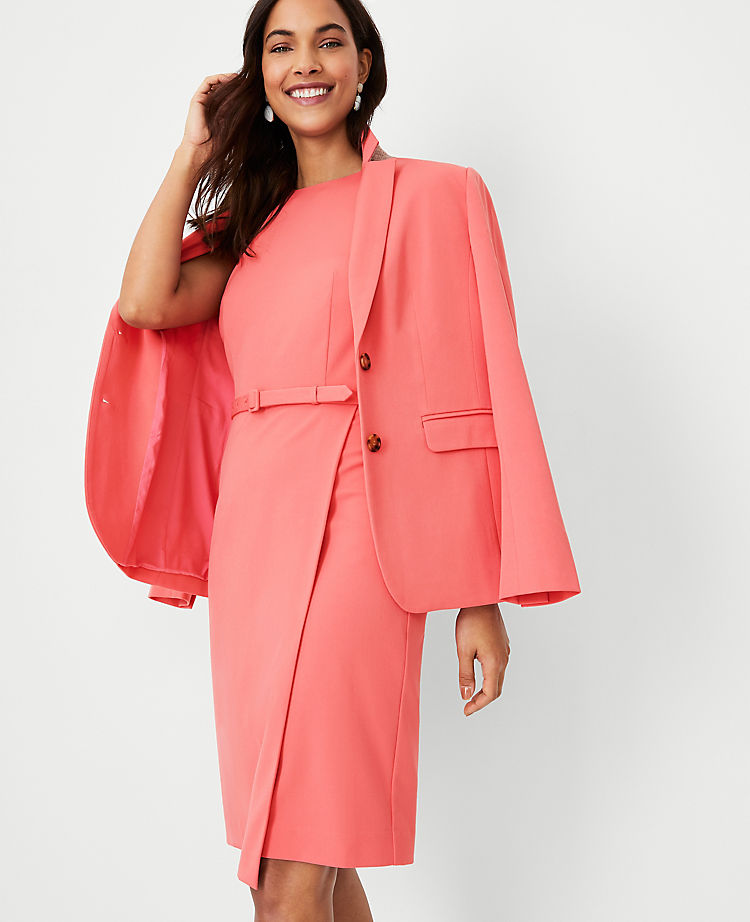 Ann Taylor Outlet |  The Cutaway Shoulder Wrap Sheath Dress