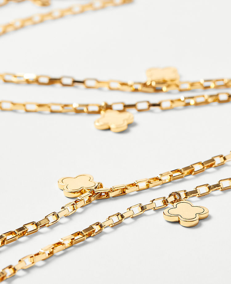 Clover Station Necklace