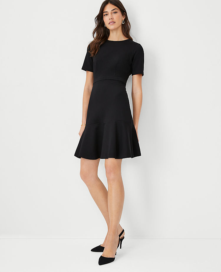 Ann Taylor Flounce Flare Dress