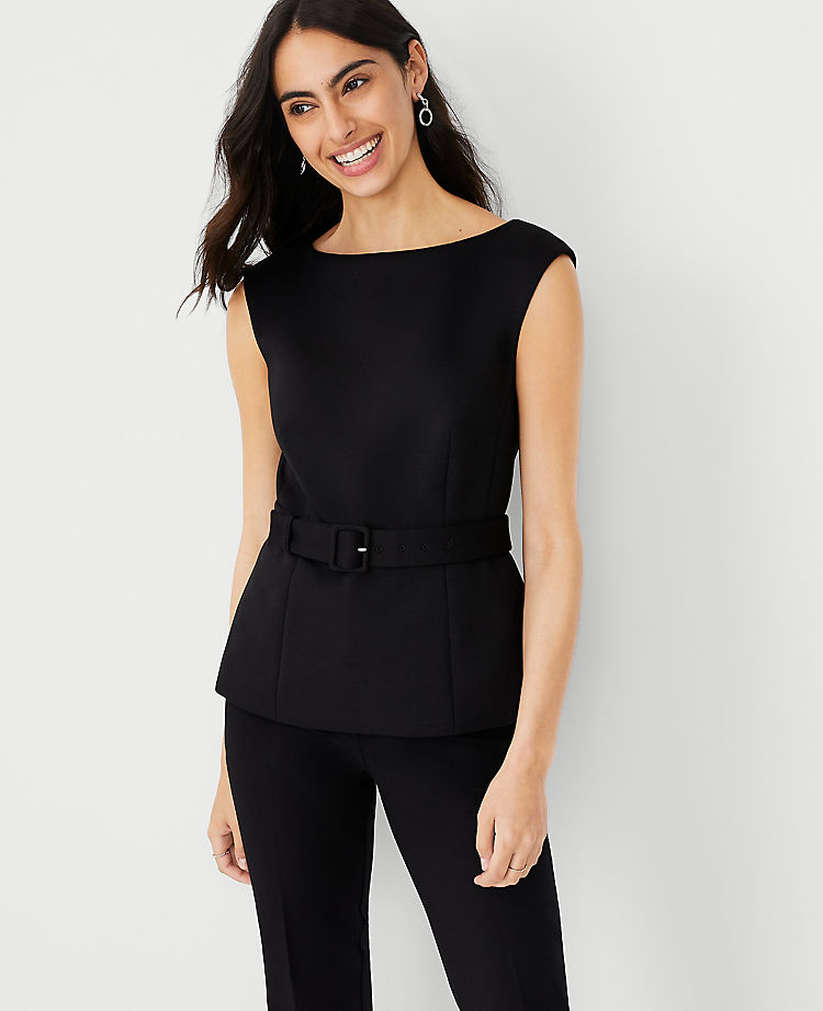 Ann Taylor Outlet |  The Belted Top in Double Knit