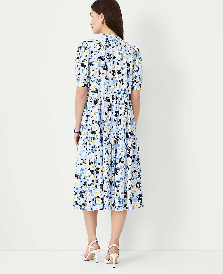 Ann Taylor Outlet |  Floral Tiered Midi Dress