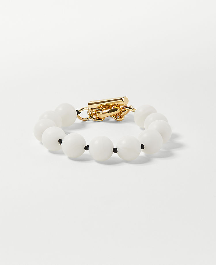 Polished Beaded Bracelet