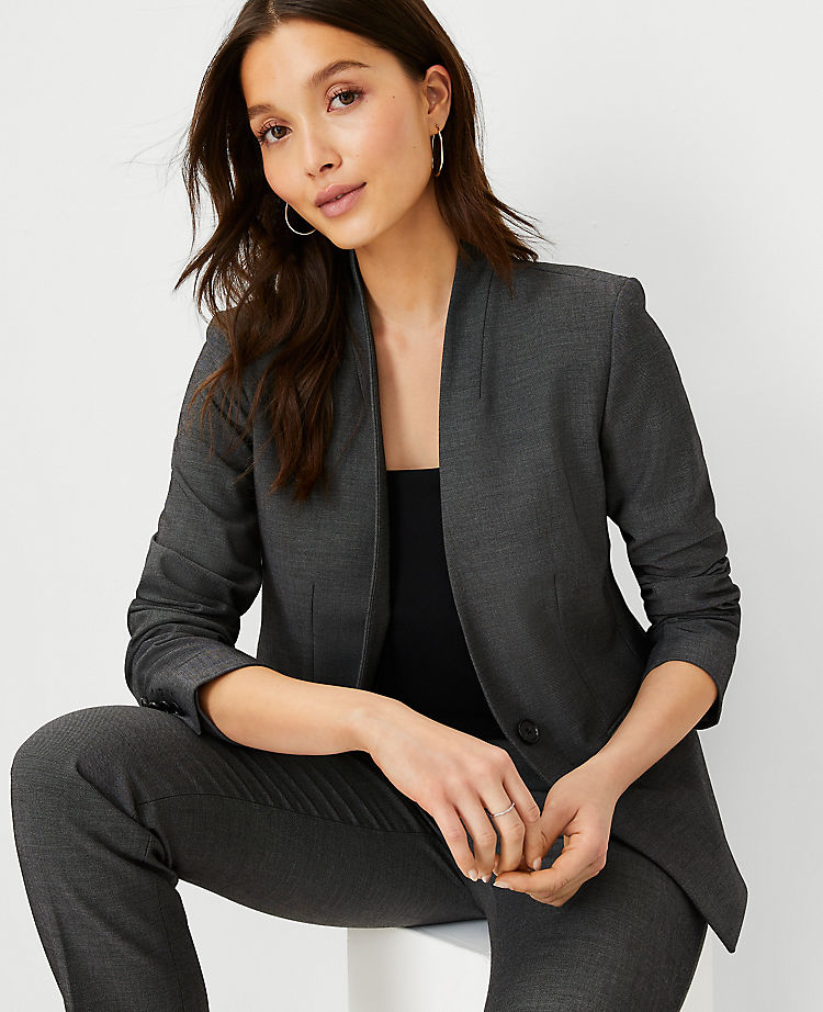 Ann Taylor Outlet |  The Cutaway Blazer in Bi-Stretch