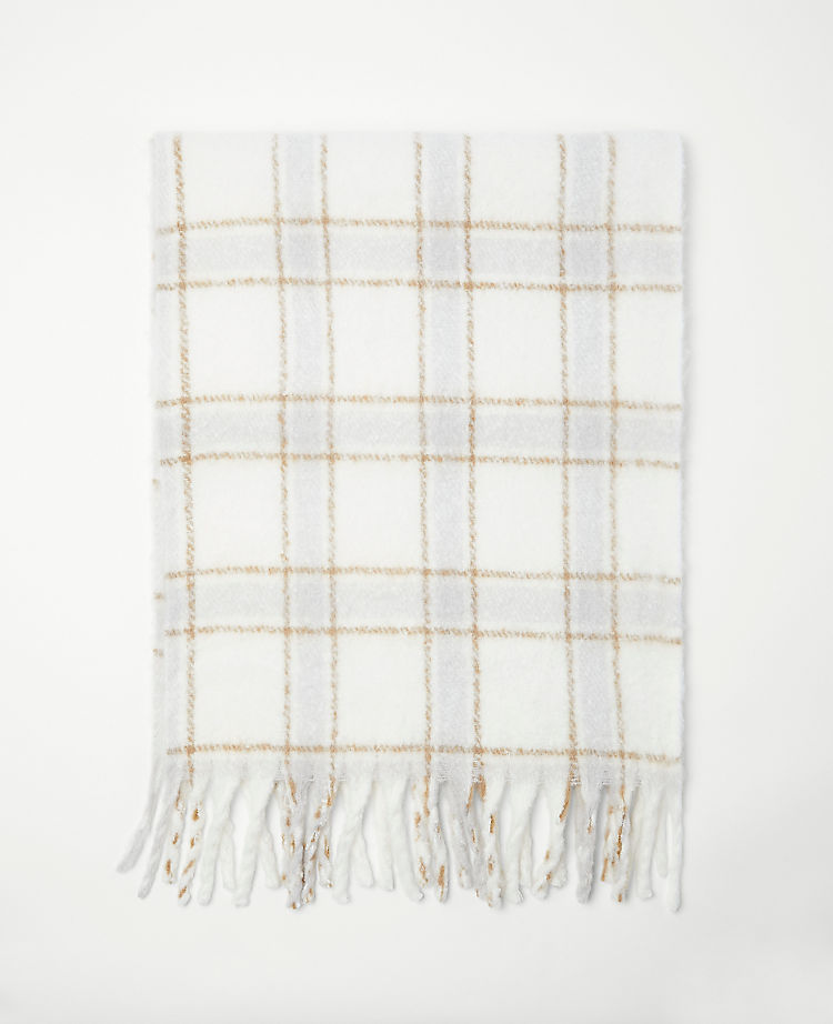 Plaid Blanket Scarf