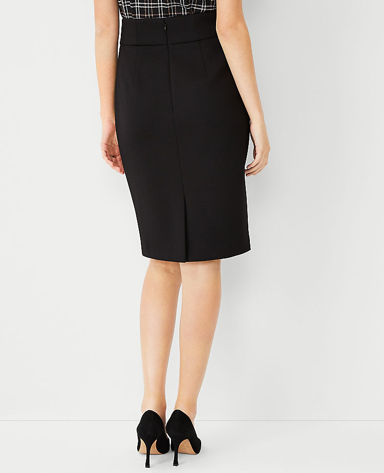 Ann Taylor Outlet |  The High Waist Seamed Pencil Skirt in Double Knit