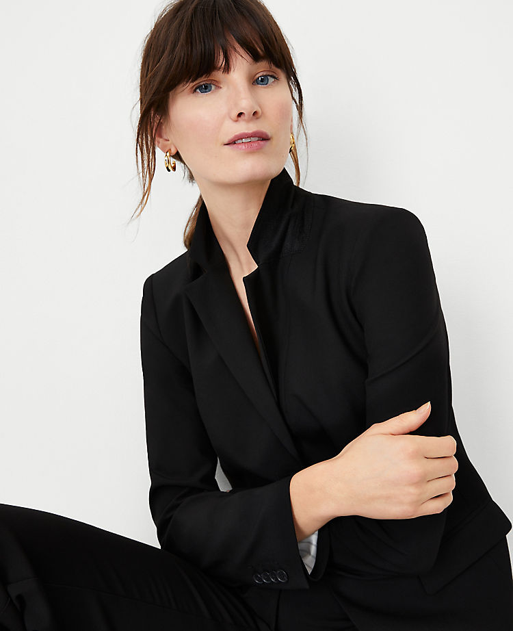 Ann Taylor Outlet |  The Notched Two Button Blazer in Seasonless Stretch